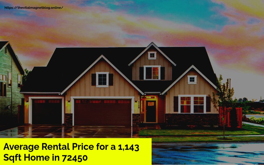 Average Rental Price for a 1,143 Sqft Home in 72450