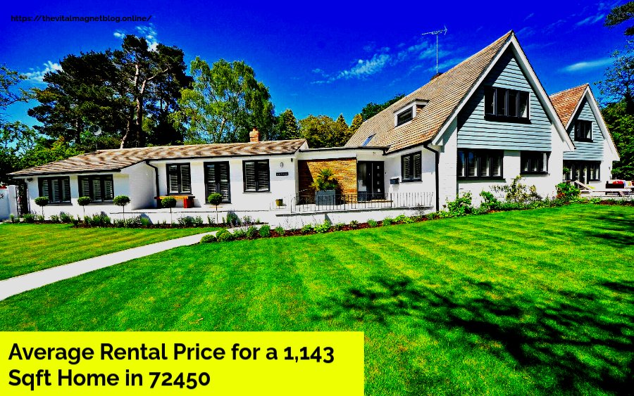 Average Rental Price for a 1,143 Sqft Home in 72450