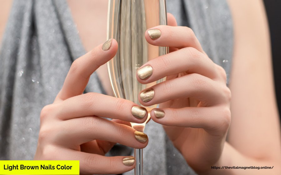 Light Brown Nails Color